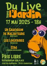 DU LIVE DANS L'JARDIN